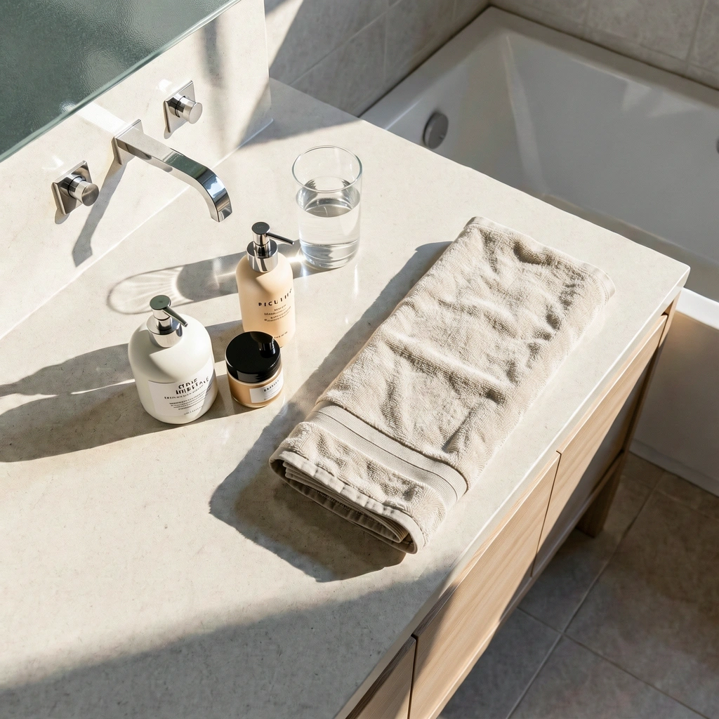 Luxury facial care ritual and healthy lifestyle products